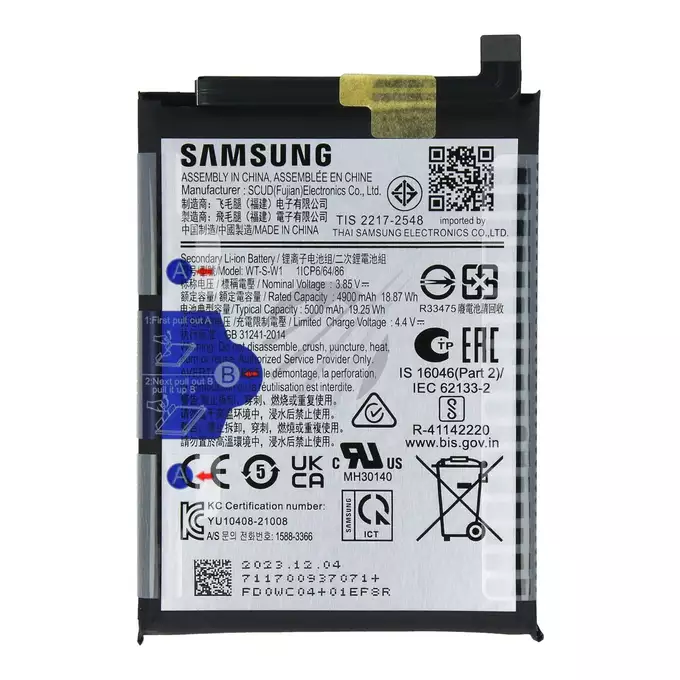 Bateria WT-S-W1 do Samsung Galaxy A14 5G A146