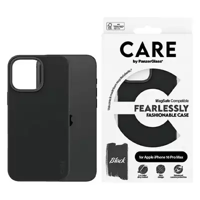 Etui CARE by PanzerGlass Fashion iPhone 16 Pro Max czarny MagSafe