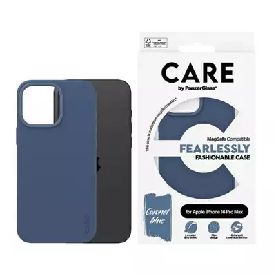 Etui CARE by PanzerGlass Fashion iPhone 16 Pro Max niebieski MagSafe