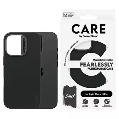 Etui CARE by PanzerGlass Fashion iPhone 16 Pro czarny MagSafe