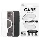 Etui CARE by PanzerGlass Flagship Star Lit iPhone 16 biały MagSafe