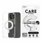 Etui CARE by PanzerGlass Kickstand iPhone 15 Pro Max MagSafe srebrny