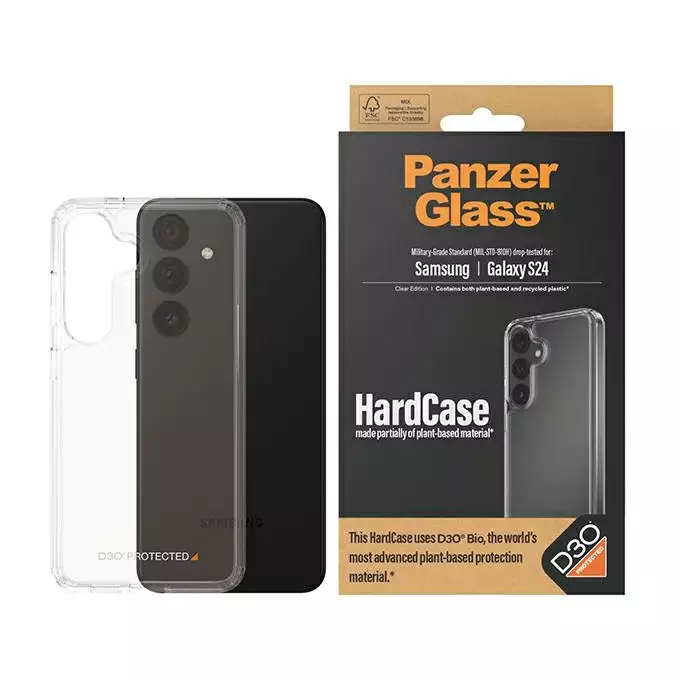 PanzerGlass HardCase Sam S24 S921 D3O 3xMilitary grade przezroczysty/transparent 1210