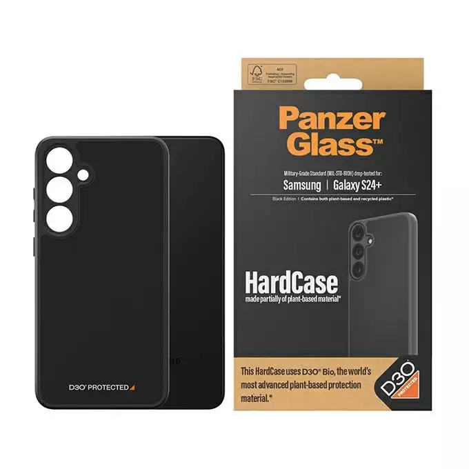 PanzerGlass HardCase Sam S24+ S926 D3O 3xMilitary grade czarny/black 1217