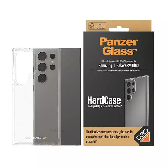 PanzerGlass HardCase Sam S24 Ultra S928 D3O 3xMilitary grade przezroczysty/transparent 1212