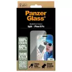 PanzerGlass Screen Protector iPhone 16 Pro 6.3&quot; Ultra-Wide Fit 2862