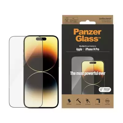 PanzerGlass Ultra-Wide Fit iPhone 14 Pro 6,1&quot; Screen Protection Antibacterial 2772