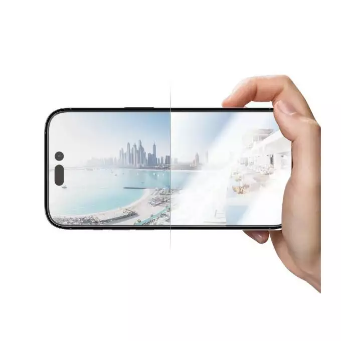 Szkło hartowane do IPhone 14 Pro antyrefleksyjne PanzerGlass Ultra-Wide Fit