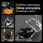 Szkło na obiektyw do iPhone 15 Pro | 15 Pro Max PanzerGlass Hoops czarny