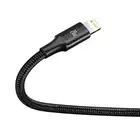 Baseus kabel 3w1 Rapid PD USB-C - micro USB + Lightning + USB-C 1,5m czarny 20W