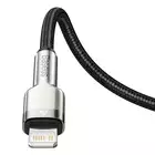 Baseus kabel Cafule Metal PD USB-C - Lightning 0,25 m czarny 20W