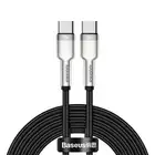 Baseus kabel Cafule Metal PD USB-C - USB-C 2,0 m czarny 100W