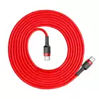 Baseus kabel Cafule PD 2.0 USB-C - USB-C 2,0m 3A czerwony 60W