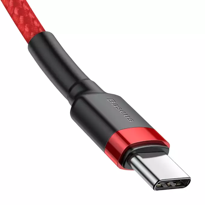 Baseus kabel Cafule PD 2.0 USB-C - USB-C 2,0m 3A czerwony 60W