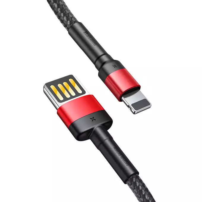 Baseus kabel Cafule PD USB-C - USB-C 2,0 m 5A czerwono-czarny 100W