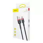 Baseus kabel Cafule USB - USB-C 0,5 m 3A czerwono-czarny