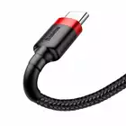 Baseus kabel Cafule USB - USB-C 0,5m 3A czerwono-czarny