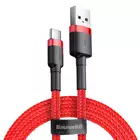 Baseus kabel Cafule USB - USB-C 1,0 m 3A czerwony