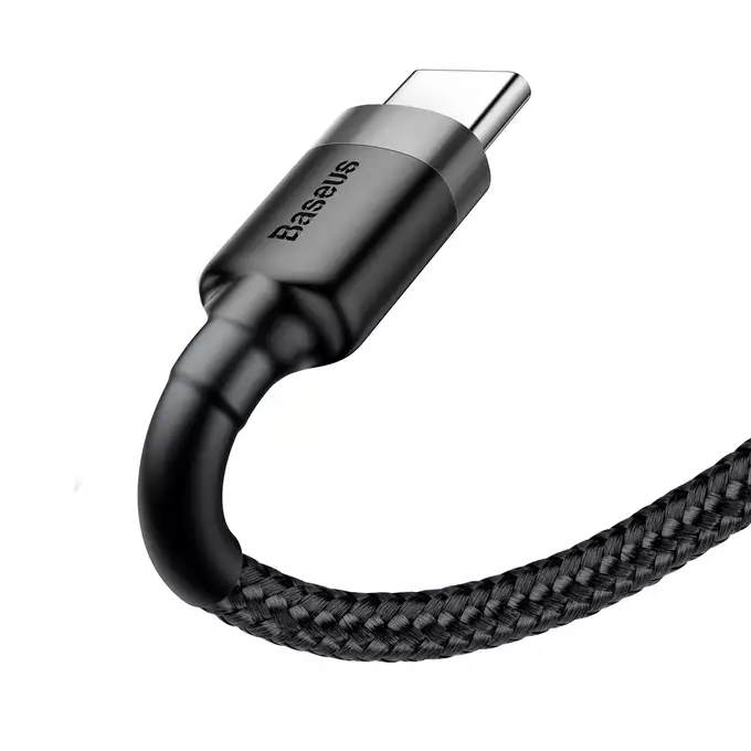 Baseus kabel Cafule USB - USB-C 1,0 m 3A szaro-czarny