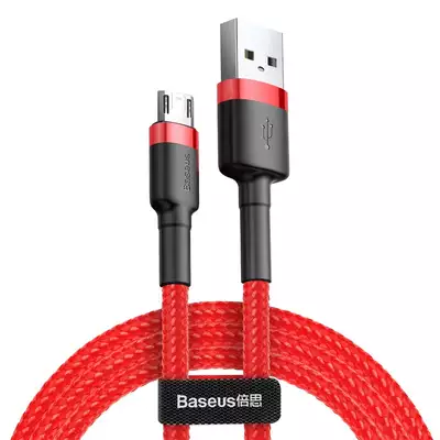 Baseus kabel Cafule USB - micro USB 2,0m 1,5A czerwony