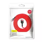 Baseus kabel Cafule USB - micro USB 2,0m 1,5A czerwony