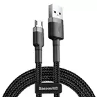 Baseus kabel Cafule USB - micro USB 3,0m 2A szaro-czarny