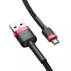 Baseus kabel Cafule USB - microUSB 2,0 m 1,5A czarno-czerwony