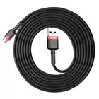 Baseus kabel Cafule USB - microUSB 2,0 m 1,5A czarno-czerwony