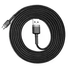 Baseus kabel Cafule USB - microUSB 2,0 m 1,5A szaro-czarny