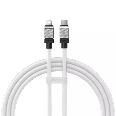 Baseus kabel CoolPlay USB-C - Lightning 1m 20W biały