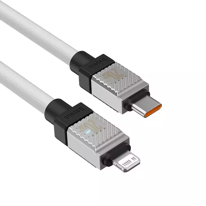 Baseus kabel CoolPlay USB-C - Lightning 1m 20W biały