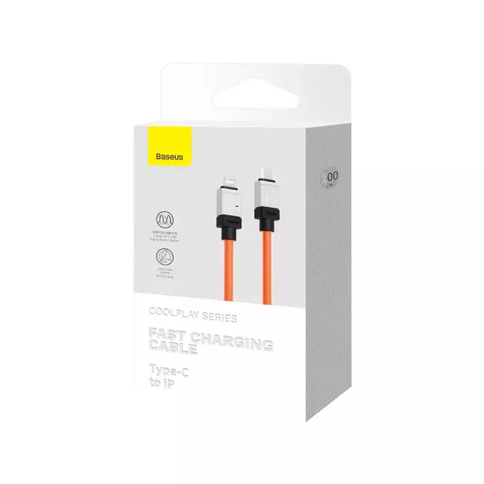 Baseus kabel CoolPlay USB-C - Lightning 2m 20W pomarańczowy