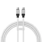 Baseus kabel CoolPlay USB-C - USB-C 1m 100W biały