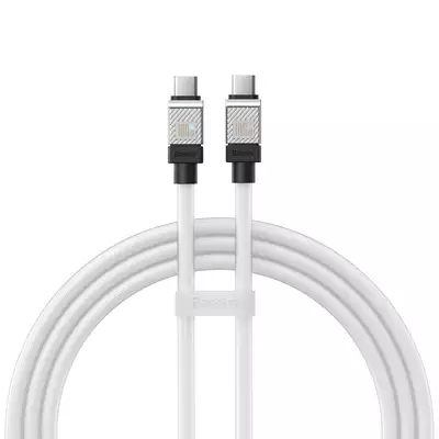 Baseus kabel CoolPlay USB-C - USB-C 1m 100W biały