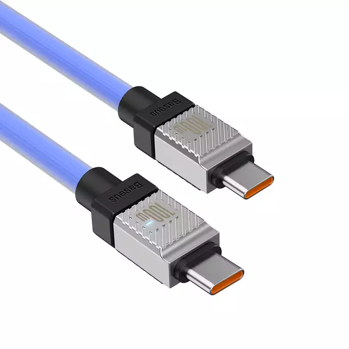 Baseus kabel CoolPlay USB-C - USB-C 1m 100W niebieski