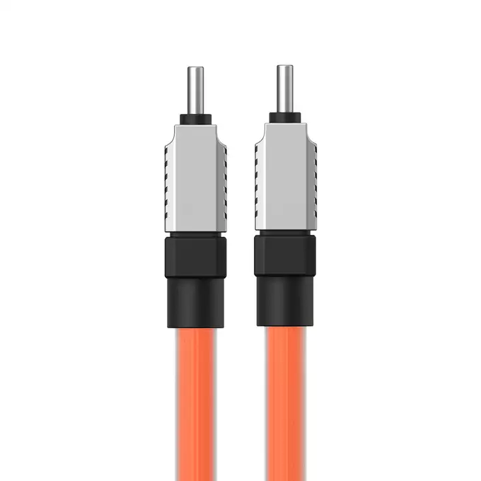 Baseus kabel CoolPlay USB-C - USB-C 1m 100W pomarańczowy