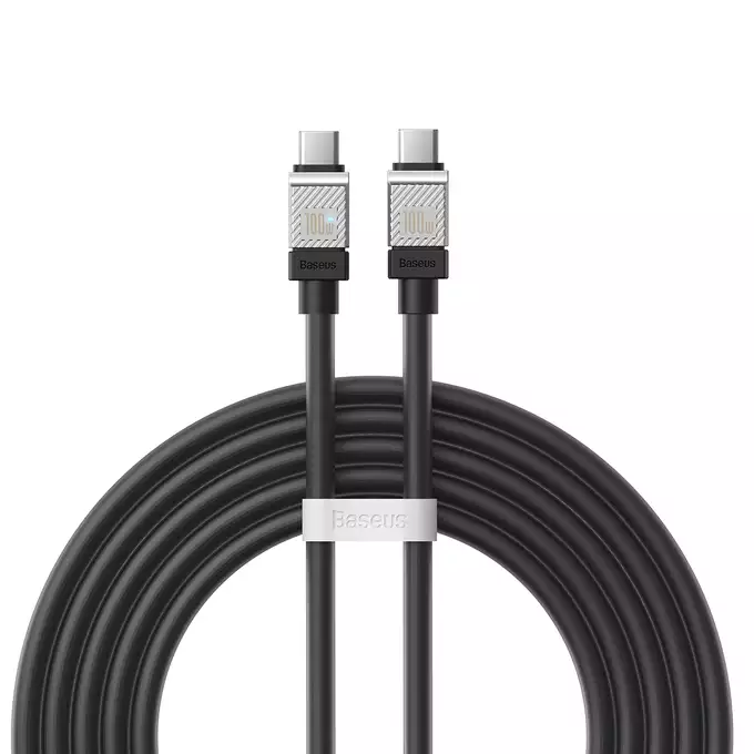 Baseus kabel CoolPlay USB-C - USB-C 2m 100W czarny