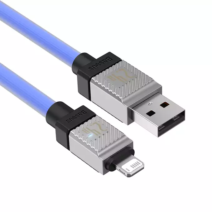 Baseus kabel CoolPlay USB - Lightning 1m 2,4A niebieski