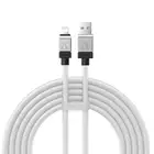 Baseus kabel CoolPlay USB - Lightning 2m 2,4A biały