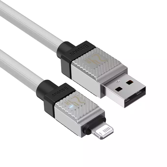 Baseus kabel CoolPlay USB - Lightning 2m 2,4A biały