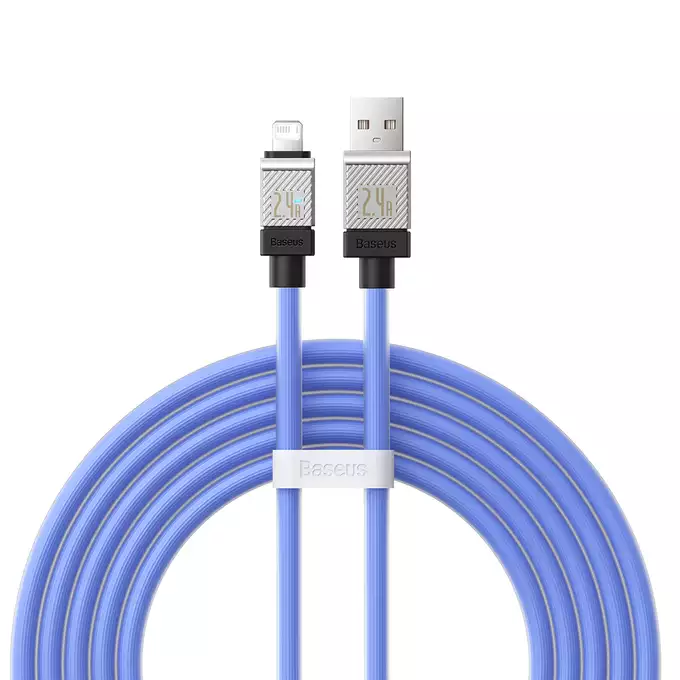 Baseus kabel CoolPlay USB - Lightning 2m 2,4A niebieski