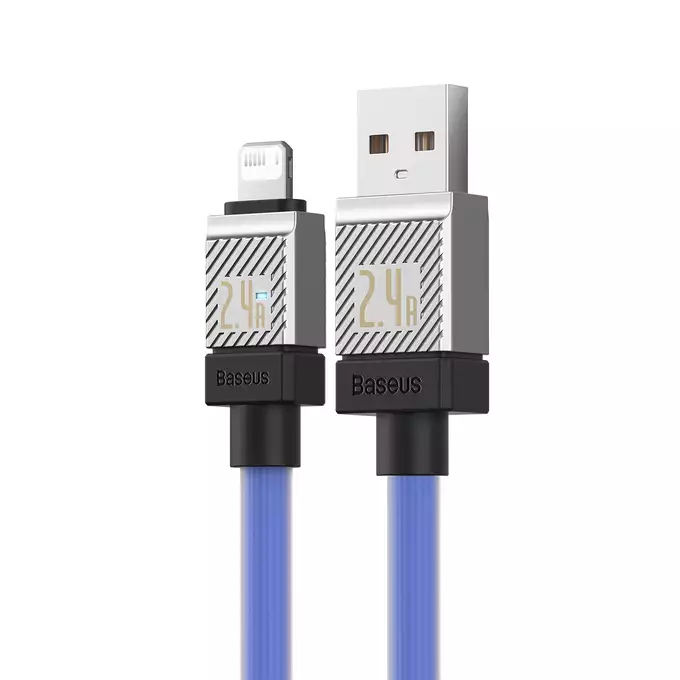 Baseus kabel CoolPlay USB - Lightning 2m 2,4A niebieski