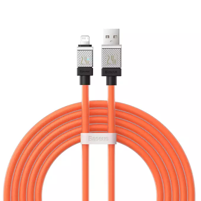 Baseus kabel CoolPlay USB - Lightning 2m 2,4A pomarańczowy