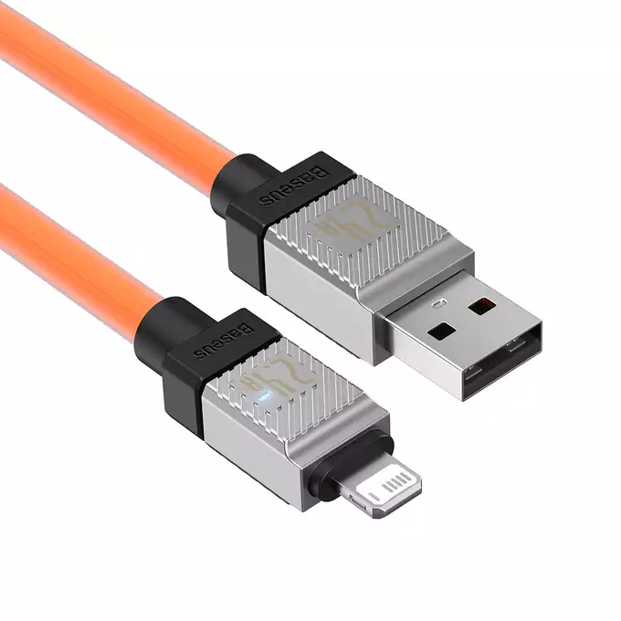 Baseus kabel CoolPlay USB - Lightning 2m 2,4A pomarańczowy