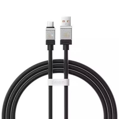 Baseus kabel CoolPlay USB - USB-C 1m 100W czarny