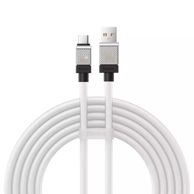 Baseus kabel CoolPlay USB - USB-C 2m 100W biały