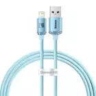 Baseus kabel Crystal Shine USB - Lightning 1,2 m 2,4A jasno-niebieski