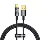 Baseus kabel Explorer USB - USB-C 1,0 m czarny z automatycznym wyłączaniem 100W