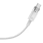 Baseus kabel Explorer USB - USB-C 1,0m biały z kontrolą temperatury 100W