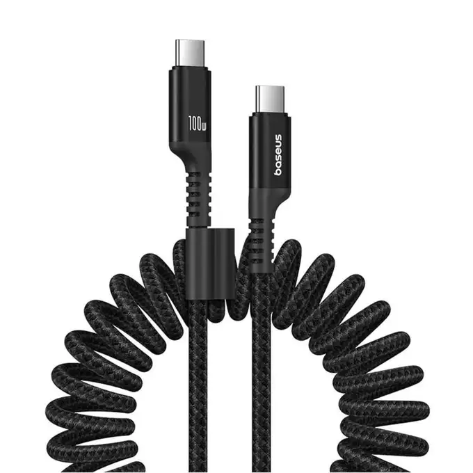 Baseus kabel Fish-Eye Fast Charging Data Cable USB-C to USB-C 100W 1m Cluster czarny